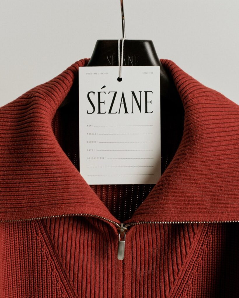 Nouvelle étiquette de Sézane.