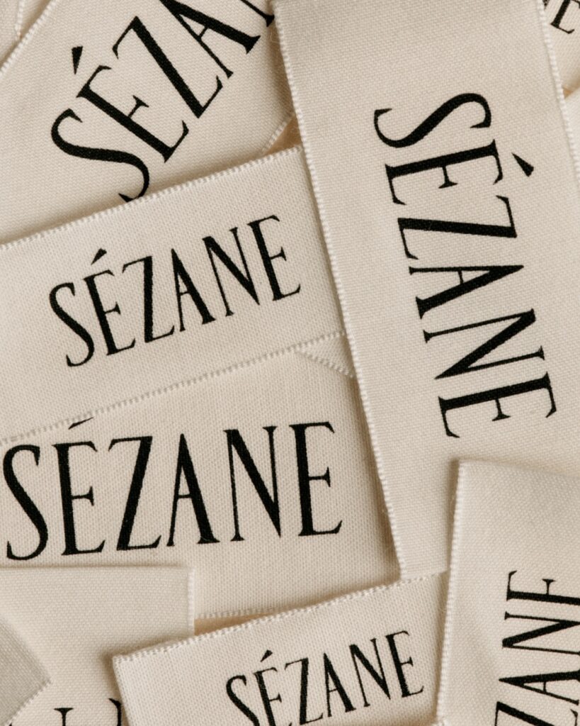 Nouvelle étiquette de Sézane.